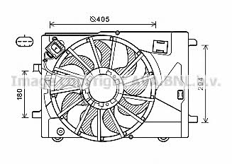 AVA CT7502 Hub, engine cooling fan wheel CT7502: Buy near me in Poland at 2407.PL - Good price!