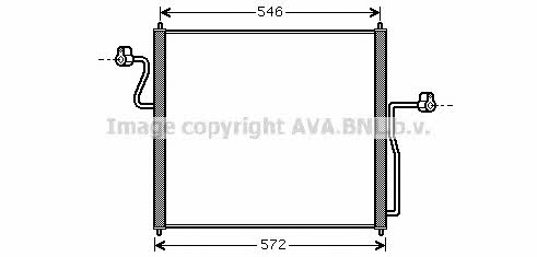 AVA FD5358 Радиатор кондиционера (Конденсатор) FD5358: Отличная цена - Купить в Польше на 2407.PL!