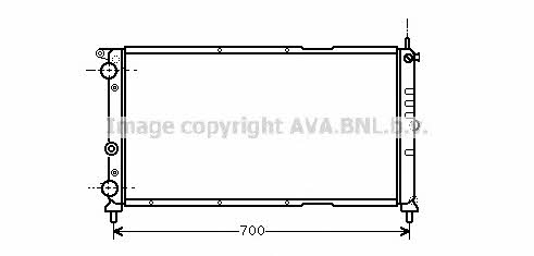 AVA FTA2143 Radiator, engine cooling FTA2143: Buy near me in Poland at 2407.PL - Good price!