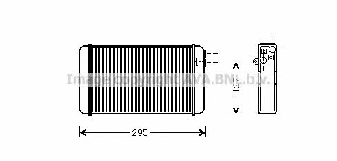 AVA OLA6116 Heat exchanger, interior heating OLA6116: Buy near me at 2407.PL in Poland at an Affordable price!