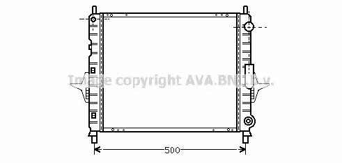 AVA RT2167 Chłodnica, układ chłodzenia silnika RT2167: Dobra cena w Polsce na 2407.PL - Kup Teraz!