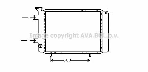 AVA RT2062 Radiator, engine cooling RT2062: Buy near me in Poland at 2407.PL - Good price!