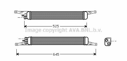 AVA SB3045 Oil cooler SB3045: Buy near me in Poland at 2407.PL - Good price!