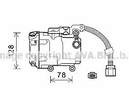 AVA TOK582 Компрессор кондиционера TOK582: Отличная цена - Купить в Польше на 2407.PL!