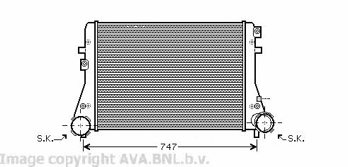 AVA VW4227 Chłodnica powietrza doładowującego (intercooler) VW4227: Dobra cena w Polsce na 2407.PL - Kup Teraz!