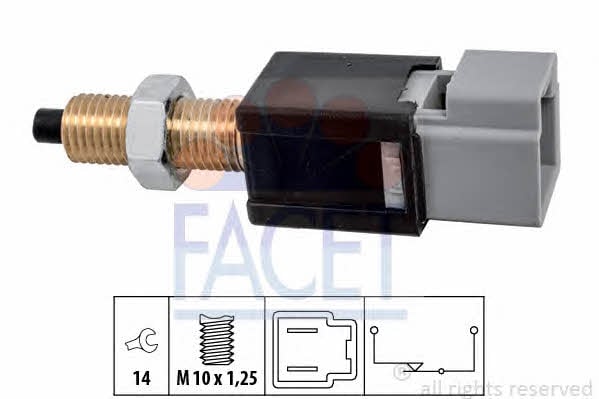 Facet 7.1304 Brake light switch 71304: Buy near me in Poland at 2407.PL - Good price!
