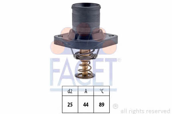 Facet 7.8423 Thermostat, coolant 78423: Buy near me in Poland at 2407.PL - Good price!
