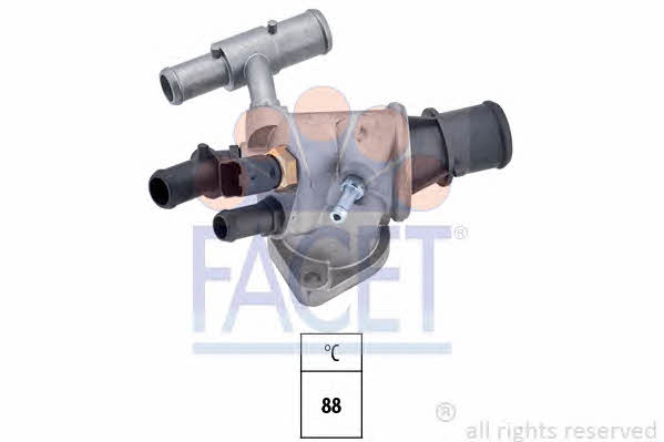 Facet 7.8566 Thermostat, coolant 78566: Buy near me in Poland at 2407.PL - Good price!