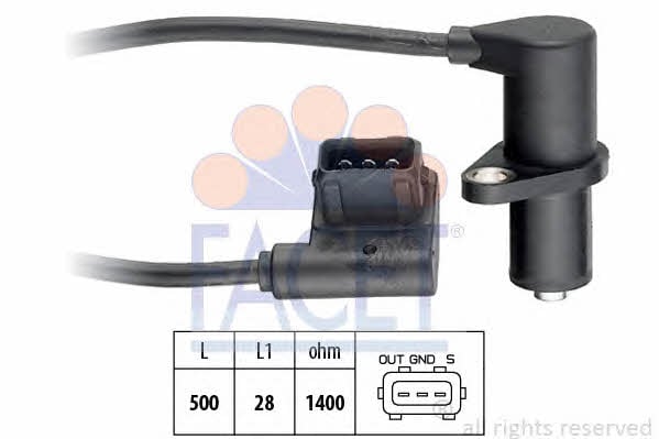 Facet 9.0161 Camshaft position sensor 90161: Buy near me in Poland at 2407.PL - Good price!