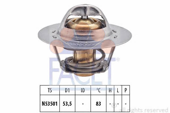 Facet 7.8240S Thermostat, coolant 78240S: Buy near me in Poland at 2407.PL - Good price!
