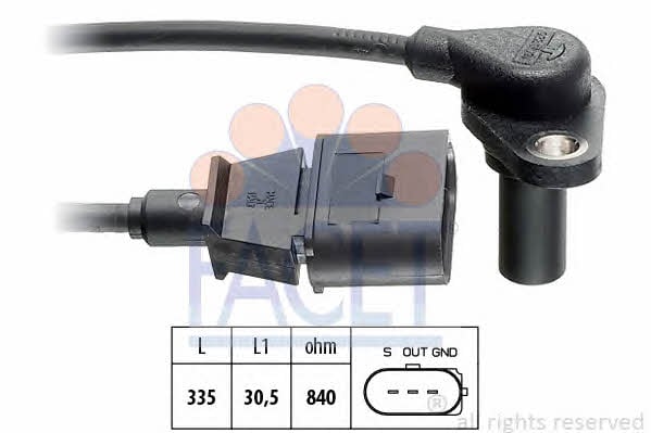 Facet 9.0220 Camshaft position sensor 90220: Buy near me in Poland at 2407.PL - Good price!