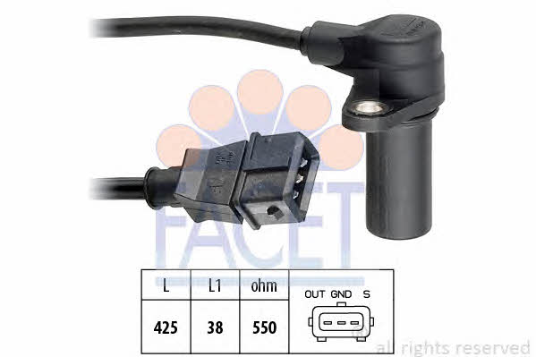 Facet 9.0271 Camshaft position sensor 90271: Buy near me in Poland at 2407.PL - Good price!