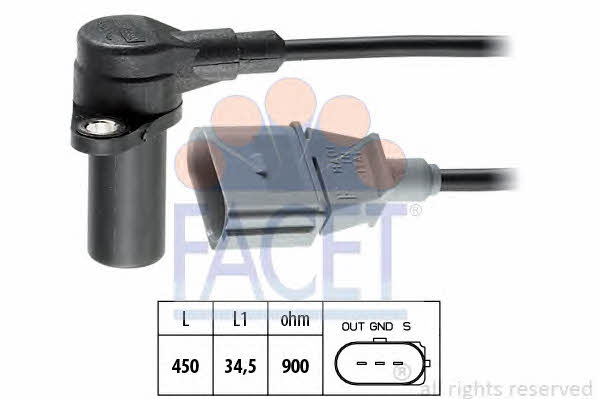 Facet 9.0383 Camshaft position sensor 90383: Buy near me in Poland at 2407.PL - Good price!