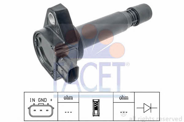 Facet 9.6422 Ignition coil 96422: Buy near me in Poland at 2407.PL - Good price!
