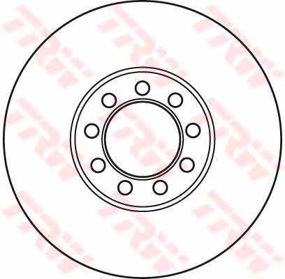TRW DF4994S Front brake disc ventilated DF4994S: Buy near me in Poland at 2407.PL - Good price!
