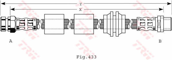 TRW PHB440 Brake Hose PHB440: Buy near me in Poland at 2407.PL - Good price!