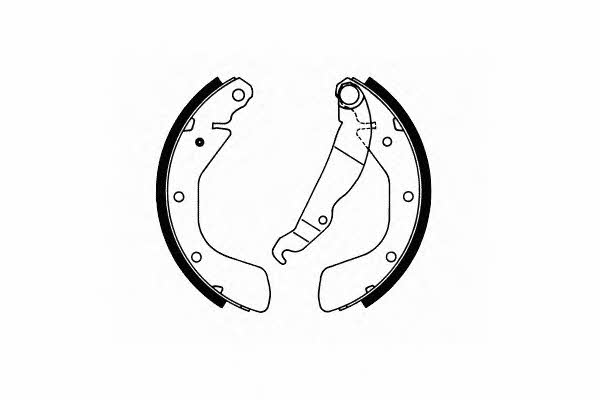SCT SS 520 Parking brake shoes SS520: Buy near me in Poland at 2407.PL - Good price!