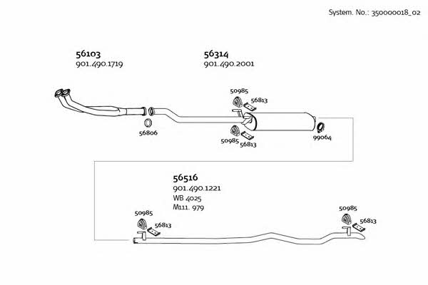 Dinex 350000018_02 Система випуску відпрацьованих газів 35000001802: Купити у Польщі - Добра ціна на 2407.PL!