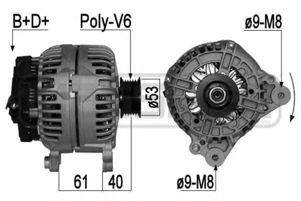 Era 209069 Alternator 209069: Dobra cena w Polsce na 2407.PL - Kup Teraz!