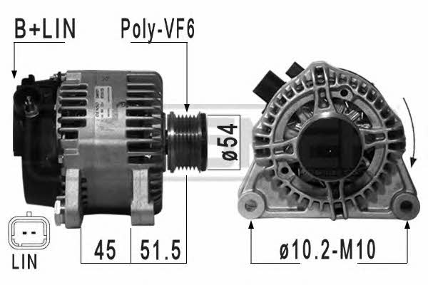 Era 210946 Alternator 210946: Buy near me at 2407.PL in Poland at an Affordable price!