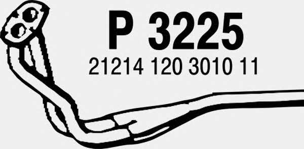 Fenno P3225 Вихлопна труба P3225: Приваблива ціна - Купити у Польщі на 2407.PL!