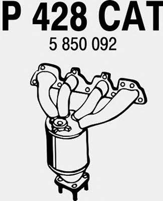 Fenno P428CAT Catalytic Converter P428CAT: Buy near me in Poland at 2407.PL - Good price!
