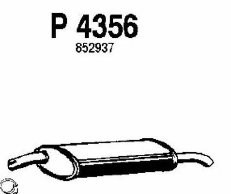 Fenno P4356 End Silencer P4356: Buy near me in Poland at 2407.PL - Good price!