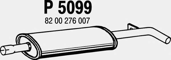 Fenno P5099 Глушитель, средняя часть P5099: Отличная цена - Купить в Польше на 2407.PL!