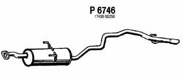 Fenno P6746 End Silencer P6746: Buy near me in Poland at 2407.PL - Good price!