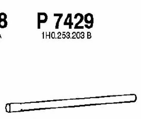 Fenno P7429 Выхлопная труба P7429: Отличная цена - Купить в Польше на 2407.PL!