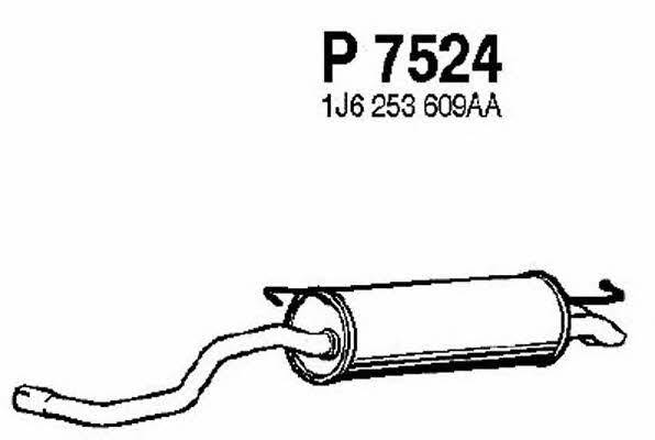 Fenno P7524 End Silencer P7524: Buy near me in Poland at 2407.PL - Good price!