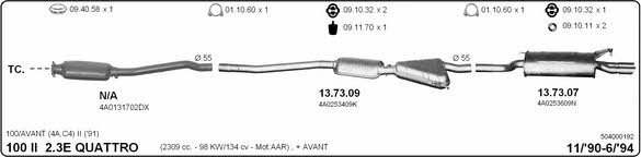 Imasaf 504000192 Abgasanlage 504000192: Kaufen Sie zu einem guten Preis in Polen bei 2407.PL!