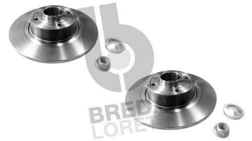 Breda lorett DFM 0004 Rear brake disc, non-ventilated DFM0004: Buy near me in Poland at 2407.PL - Good price!
