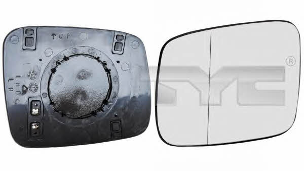 TYC 337-0164-1 Left side mirror insert 33701641: Buy near me in Poland at 2407.PL - Good price!