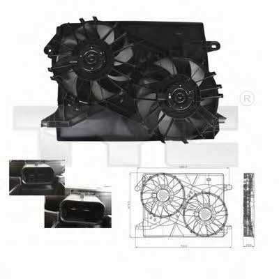 TYC 804-0001 Hub, engine cooling fan wheel 8040001: Buy near me in Poland at 2407.PL - Good price!