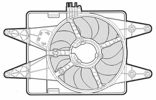 CTR 1209549 Hub, engine cooling fan wheel 1209549: Buy near me in Poland at 2407.PL - Good price!