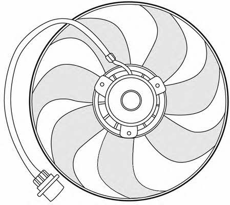 CTR 1209648 Hub, engine cooling fan wheel 1209648: Buy near me in Poland at 2407.PL - Good price!