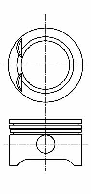 Nural 87-102707-00 Piston 8710270700: Buy near me in Poland at 2407.PL - Good price!