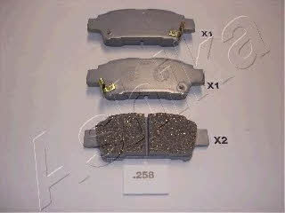 Ashika 51-02-258 Brake Pad Set, disc brake 5102258: Buy near me in Poland at 2407.PL - Good price!