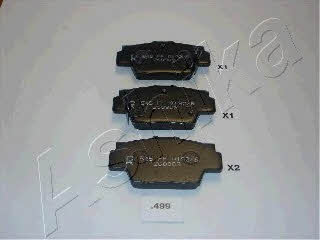 Ashika 51-04-499 Тормозные колодки дисковые, комплект 5104499: Отличная цена - Купить в Польше на 2407.PL!