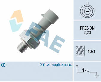 FAE 12445 Oil pressure sensor 12445: Buy near me in Poland at 2407.PL - Good price!