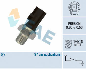 FAE 12610 Oil pressure sensor 12610: Buy near me in Poland at 2407.PL - Good price!