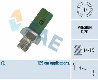 FAE 12630 Oil pressure sensor 12630: Buy near me in Poland at 2407.PL - Good price!