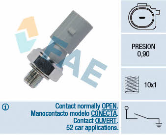 FAE 12865 Oil pressure sensor 12865: Buy near me in Poland at 2407.PL - Good price!