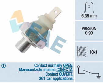 FAE 12930 Oil pressure sensor 12930: Buy near me in Poland at 2407.PL - Good price!