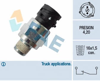 FAE 18114 Sensor, compressed-air system 18114: Buy near me at 2407.PL in Poland at an Affordable price!