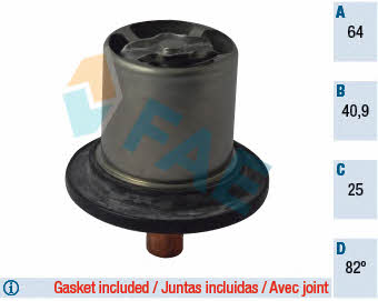 FAE 5331082 Thermostat, coolant 5331082: Buy near me in Poland at 2407.PL - Good price!