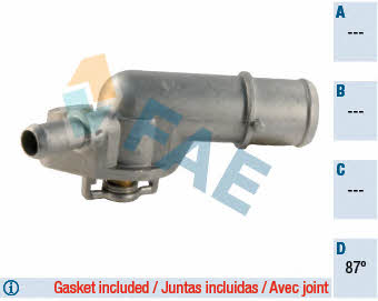 FAE 5335187 Thermostat, coolant 5335187: Buy near me at 2407.PL in Poland at an Affordable price!