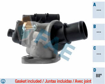 FAE 5344188 Thermostat, coolant 5344188: Buy near me in Poland at 2407.PL - Good price!