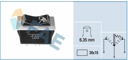 FAE 62120 Stalk switch 62120: Buy near me in Poland at 2407.PL - Good price!
